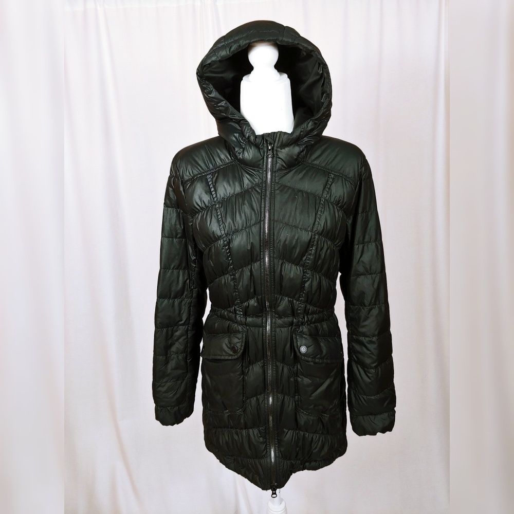 Athleta Goose Down Black Winter Jacket